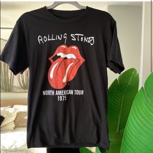 The Rolling Stones 1975 US Tour Graphic T-shirt